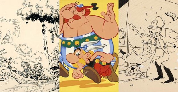 Franquin, Hergé and Uderzo featured for sale BD Artcurial