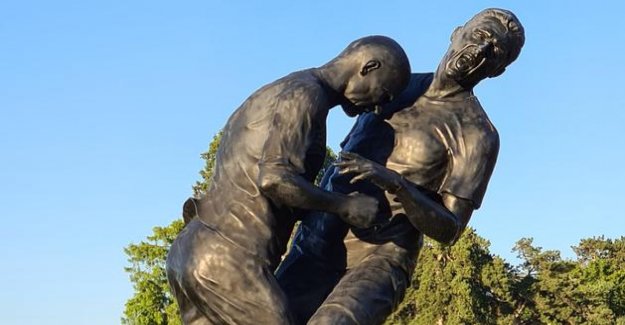 Zidane and the headbutt controversial in the second Biennale of sculpture of Geneva