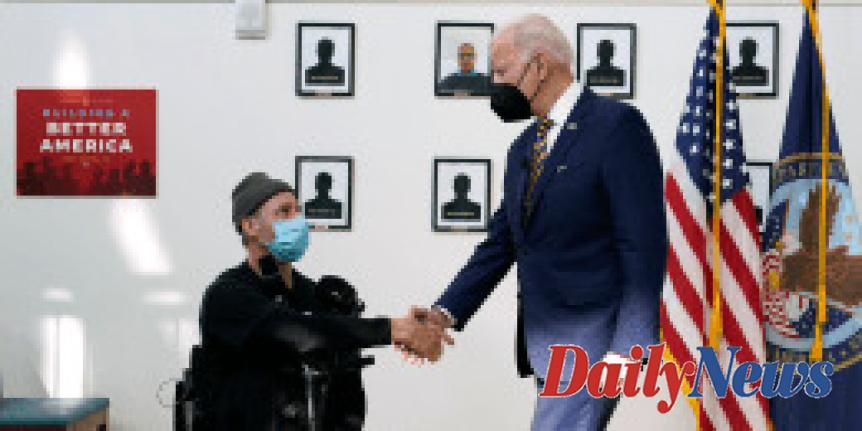 Biden visits Texas in an effort to improve care for veterans who have been exposed to the burn pits