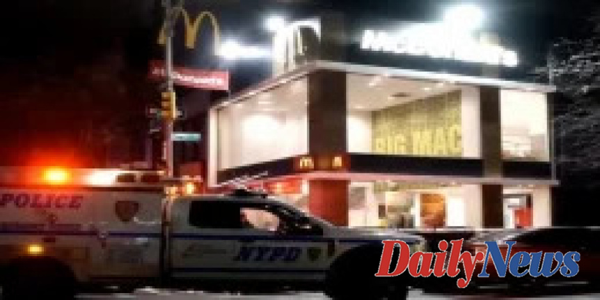 McDonald's NYC employee was stabbed several times in NYC; suspect is at large