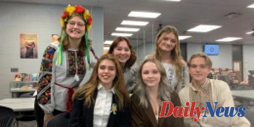 Ukrainian teenagers studying in the U.S. worry about their families and their home towns
