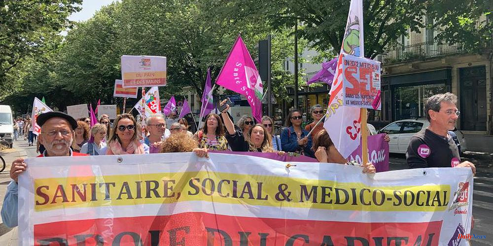 Bordeaux: Medical-Social Workers took to the Streets