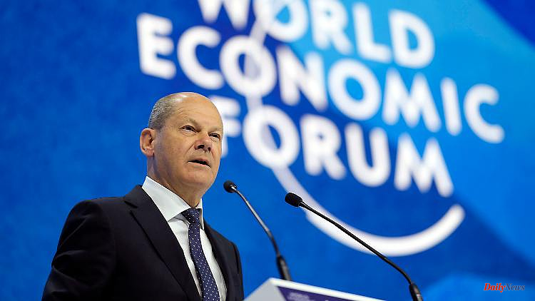 "Putin must not win": Scholz in Davos: Concerns about war and criticism of China