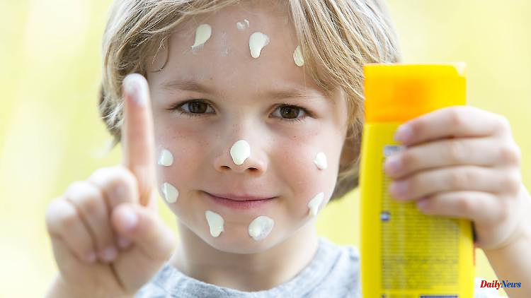 Öko-Test creams children: A sunscreen is "insufficient"