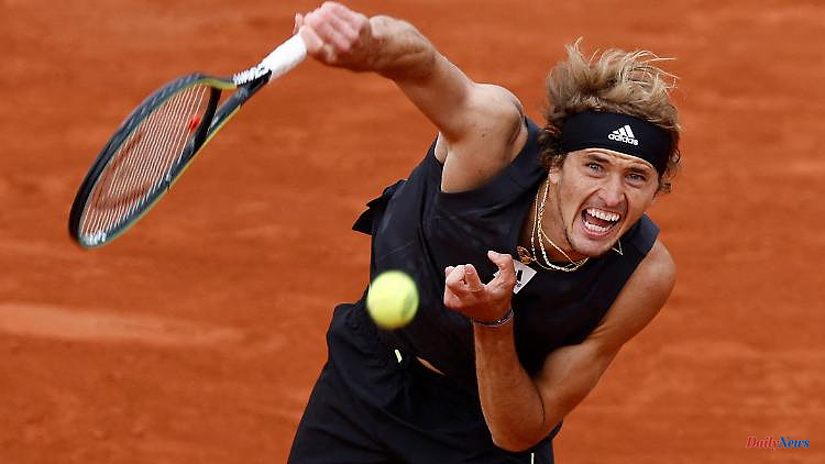 Not in top form at the French Open: Zverev reaches the quarterfinals despite 63 errors