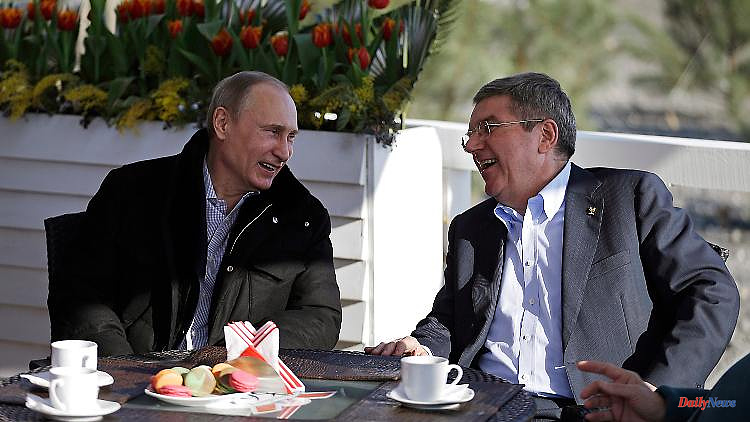 IOC vs. Putin supporters: Bach threatens war sympathizers with penalties