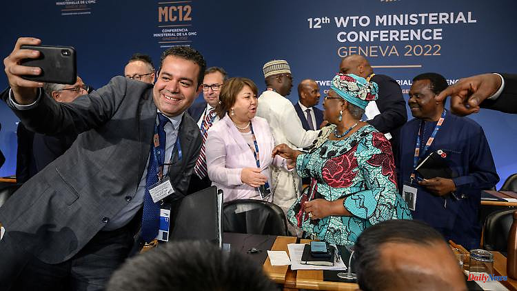Relieved applause: WTO has been struggling to reach its first agreement in years