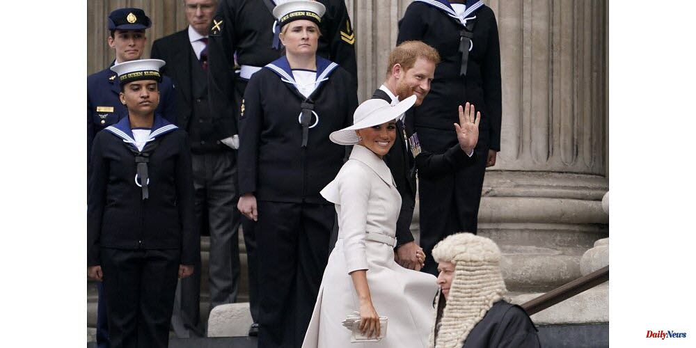 Queen's Jubilee. Harry and Meghan at Jubilee Mass without Elizabeth II