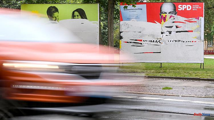 Saxony: Dozens of election posters in Saxony damaged or destroyed