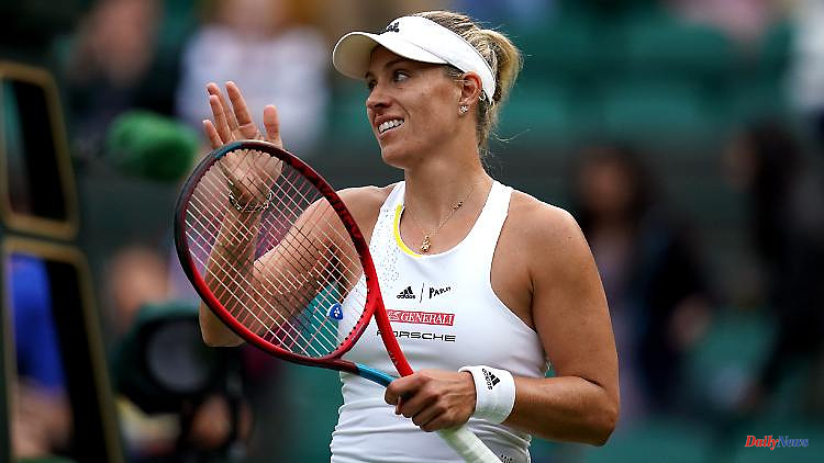First round in Wimbledon: Kerber wins at high speed, Struff is narrowly defeated