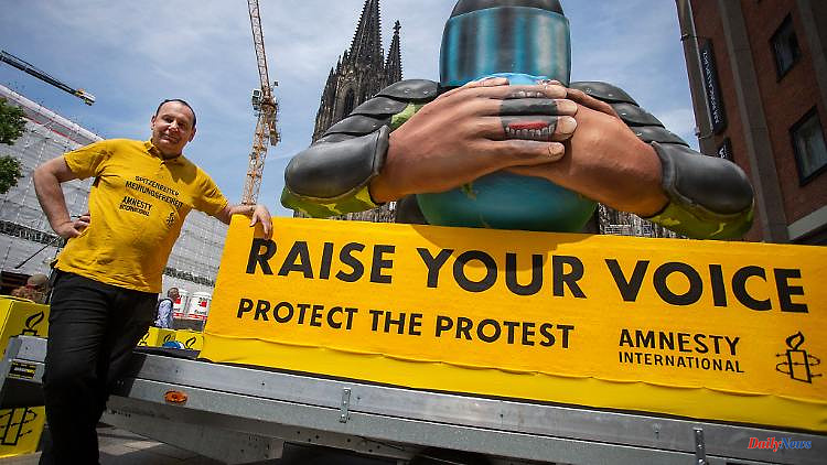 North Rhine-Westphalia: Amnesty campaign for freedom of assembly and freedom of expression