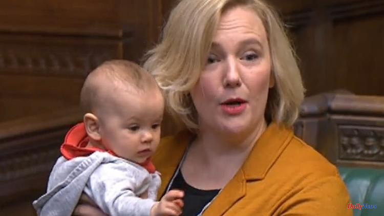 Cause 'some confusion': Babies are unwelcome in UK Parliament