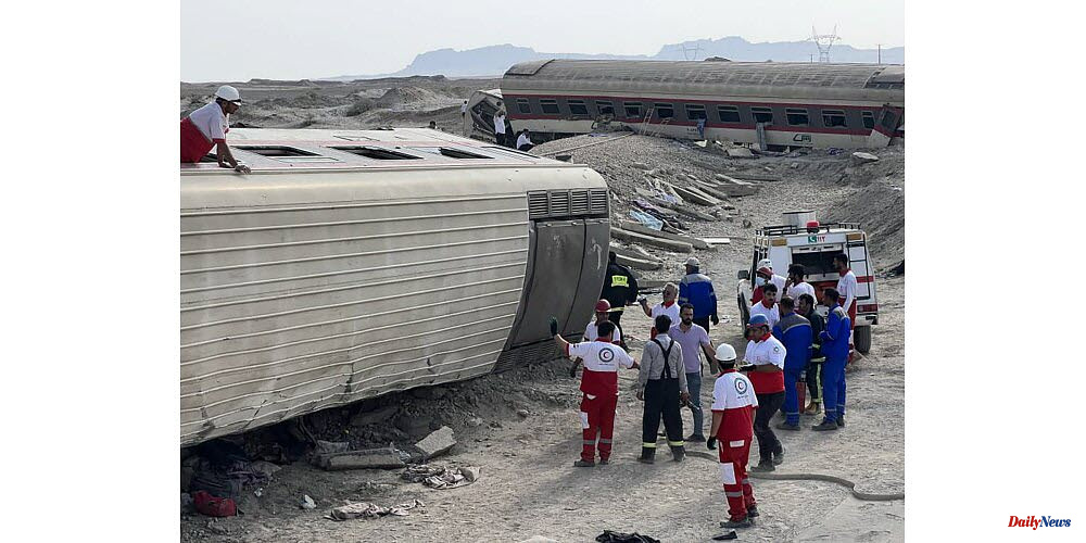 Accident. At least 17 people are killed in a train accident in Iran