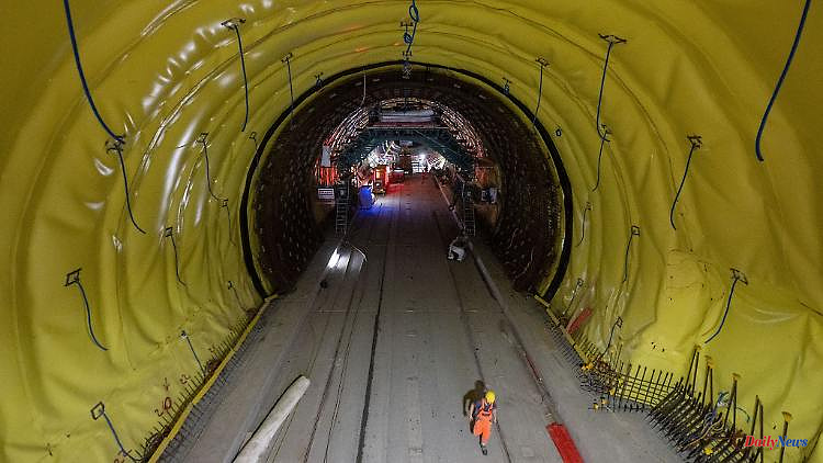 Baden-Württemberg: Stuttgart Airport Tunnel: More than 70 percent done