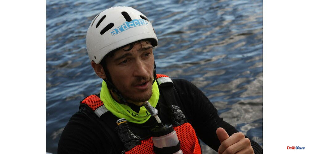 Canoe kayak. The Ardechois Quentin Bonnetain is the world champion in canoe kayak!