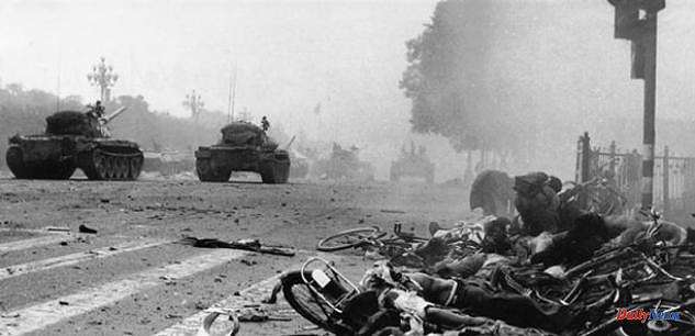 33 years ago, Tiananmen square, 15 minutes of the apocalypse on photos