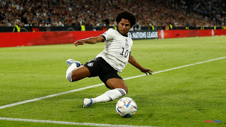 Bierhoff fears new "rain": Serge Gnabry wants to solve the storm problem