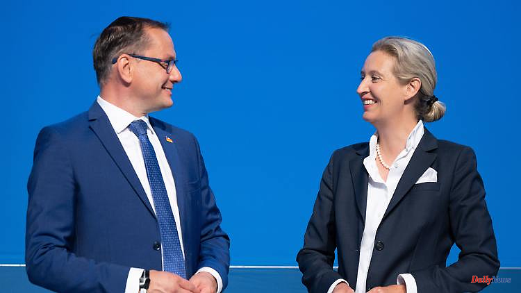 Party determines new board: Chrupalla and Weidel elected AfD federal chairmen