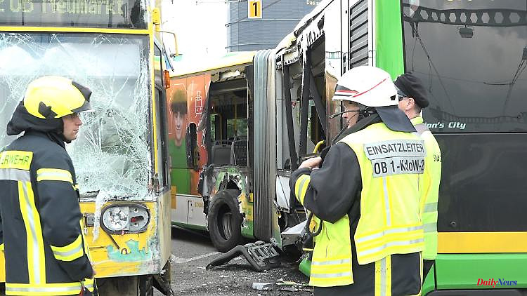 North Rhine-Westphalia: Bus and tram collide: injured in Oberhausen