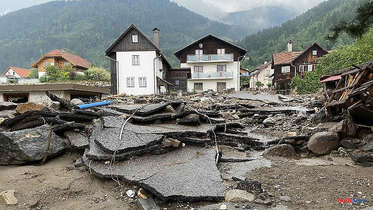 Places cut off from the outside world: storms wreak havoc in Carinthia