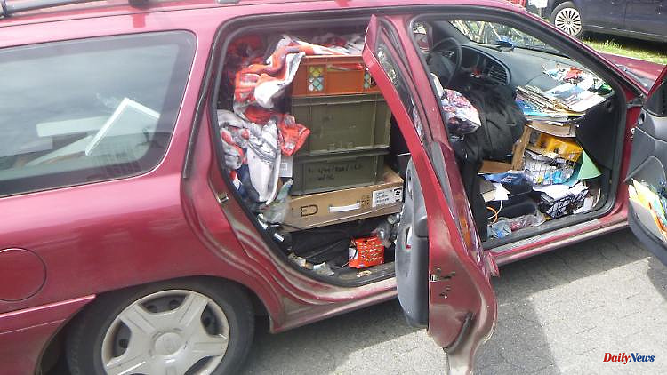 North Rhine-Westphalia: car loaded to the roof: police stop 56-year-olds