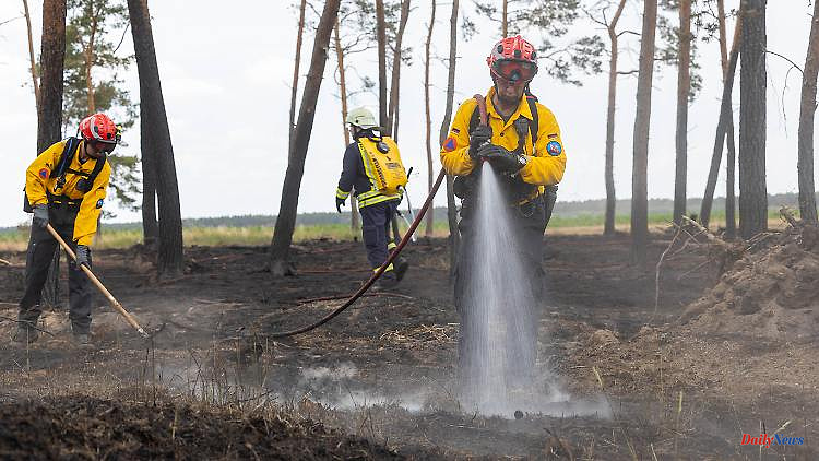 Wind could cause new fires: embers in Brandenburg provide fire brigade