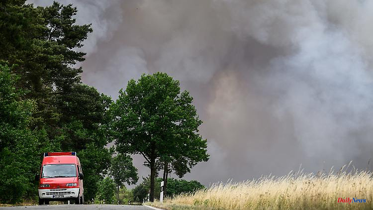 800 hectares were on fire: the all-clear for a major fire in Gohrischheide