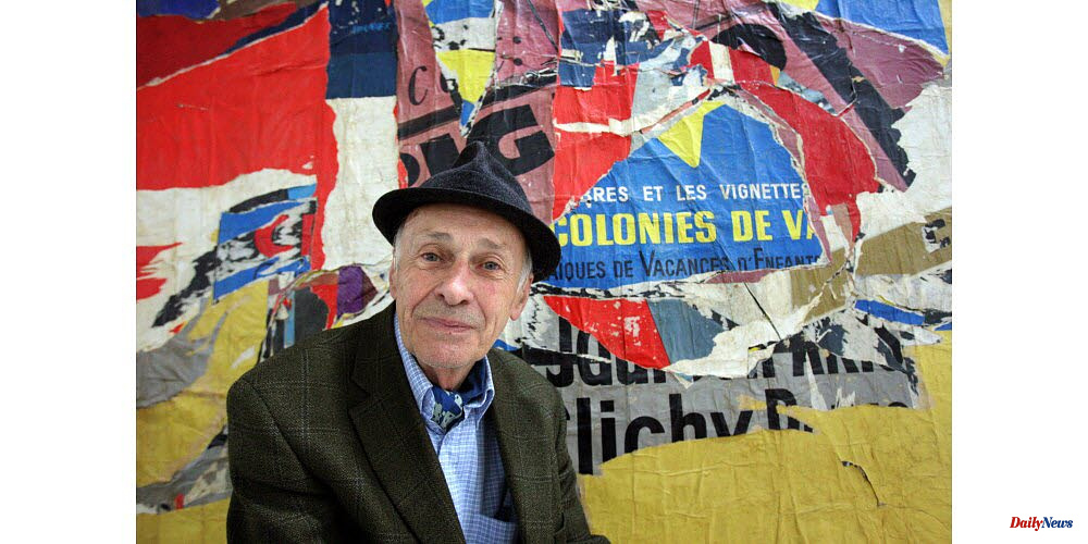 Disappearance. Death of Jacques Villegle, the artist and figure in urban art