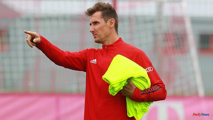 Sensation: Suddenly the head coach: Miro Klose crashes the club's homepage
