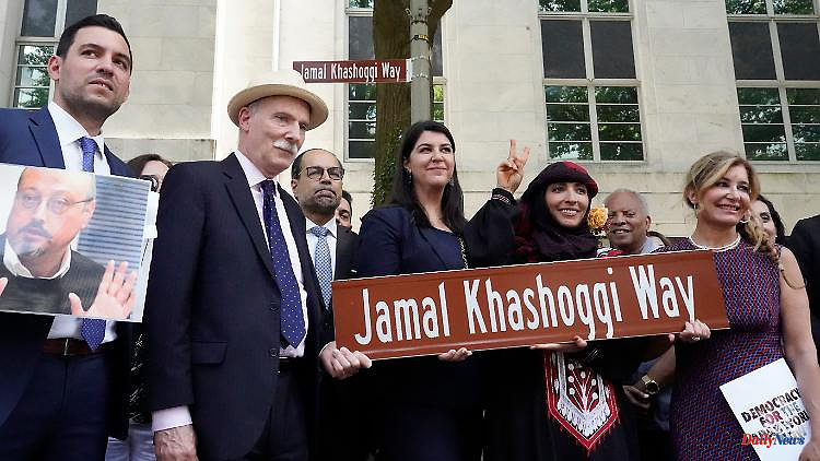 In front of Saudi embassy: Washington names street after Khashoggi