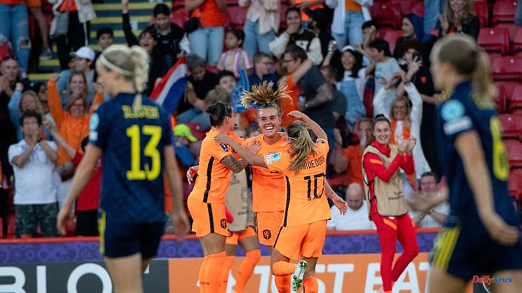 Draw in the top game against Sweden: defending champions Netherlands save the start of the European Championship