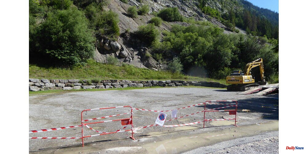 Haute-Savoie. Landslide: The via ferrata de Miolene is prohibited from the public in La Chapelle-d'Abondance