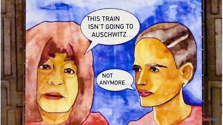 "Train isn't going to Auschwitz": Deutsche Bahn loses Jewish art again