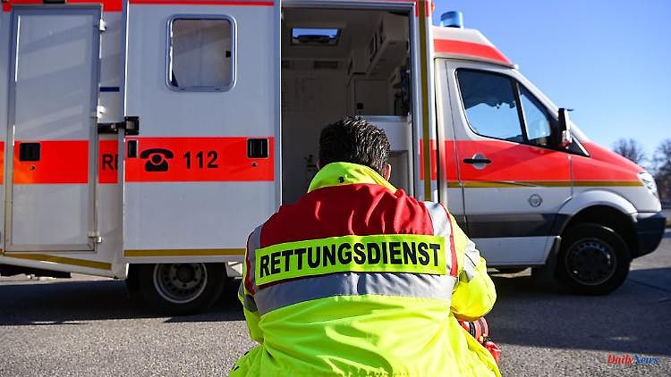 Baden-Württemberg: Five people injured in a rear-end collision: one of them seriously