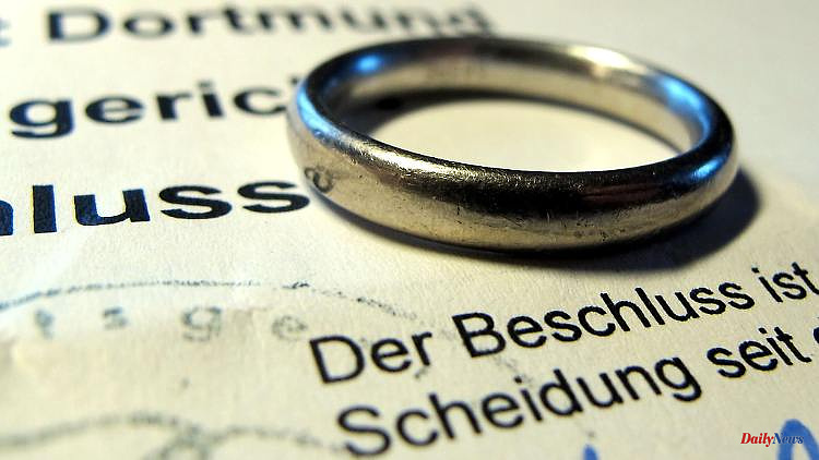 North Rhine-Westphalia: the number of divorces is falling: the "damn sixth year"