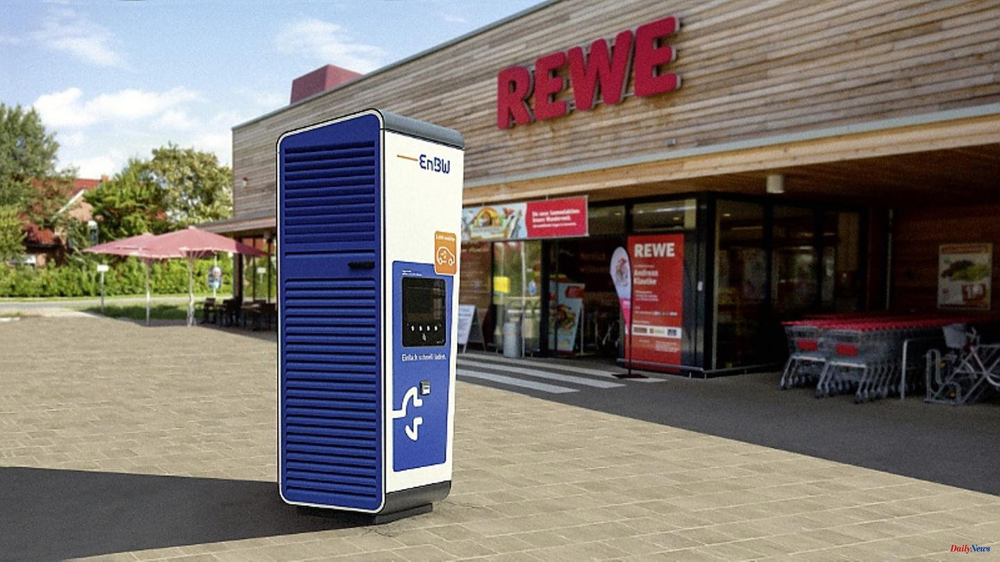 Guide to charging stations, supermarkets, Germany, USA, Rewe, Penny, Globus: charging stations as a competitive advantage
