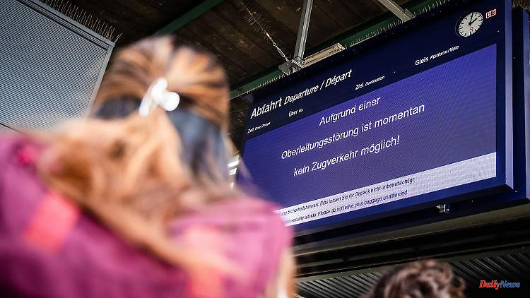 Baden-Württemberg: Rail traffic around Stuttgart was also disrupted at the beginning of the week