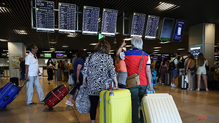 Comparison of holiday countries: Airport chaos: Things are going better in southern Europe