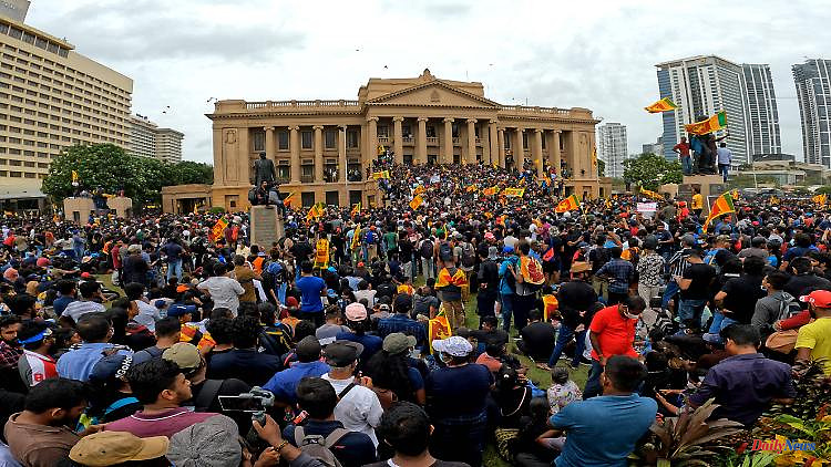 Head of state announces resignation: demonstrators storm the presidential palace in Sri Lanka