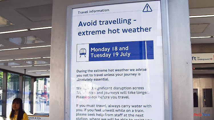 Great Britain is groaning under the heat: rail traffic has been paralyzed in parts of the country
