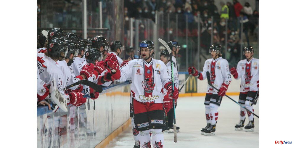 Ice Hockey Russian defender Aleksei Ishmametev in Briancon