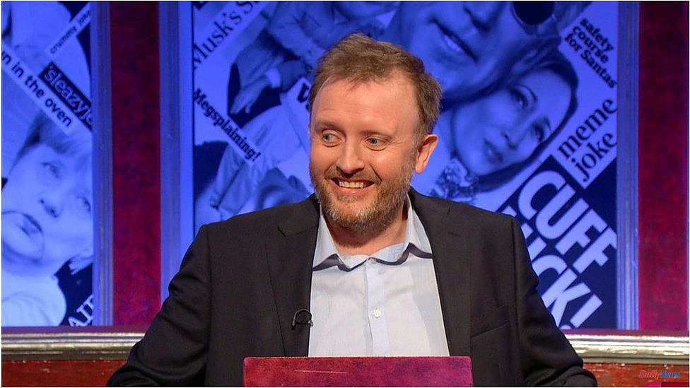 Chris McCausland, a blind comedian, plays the HIGNFY photo round.