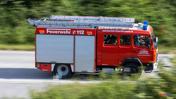 Bavaria: Several 100,000 euros in damage from flying sparks in the fire
