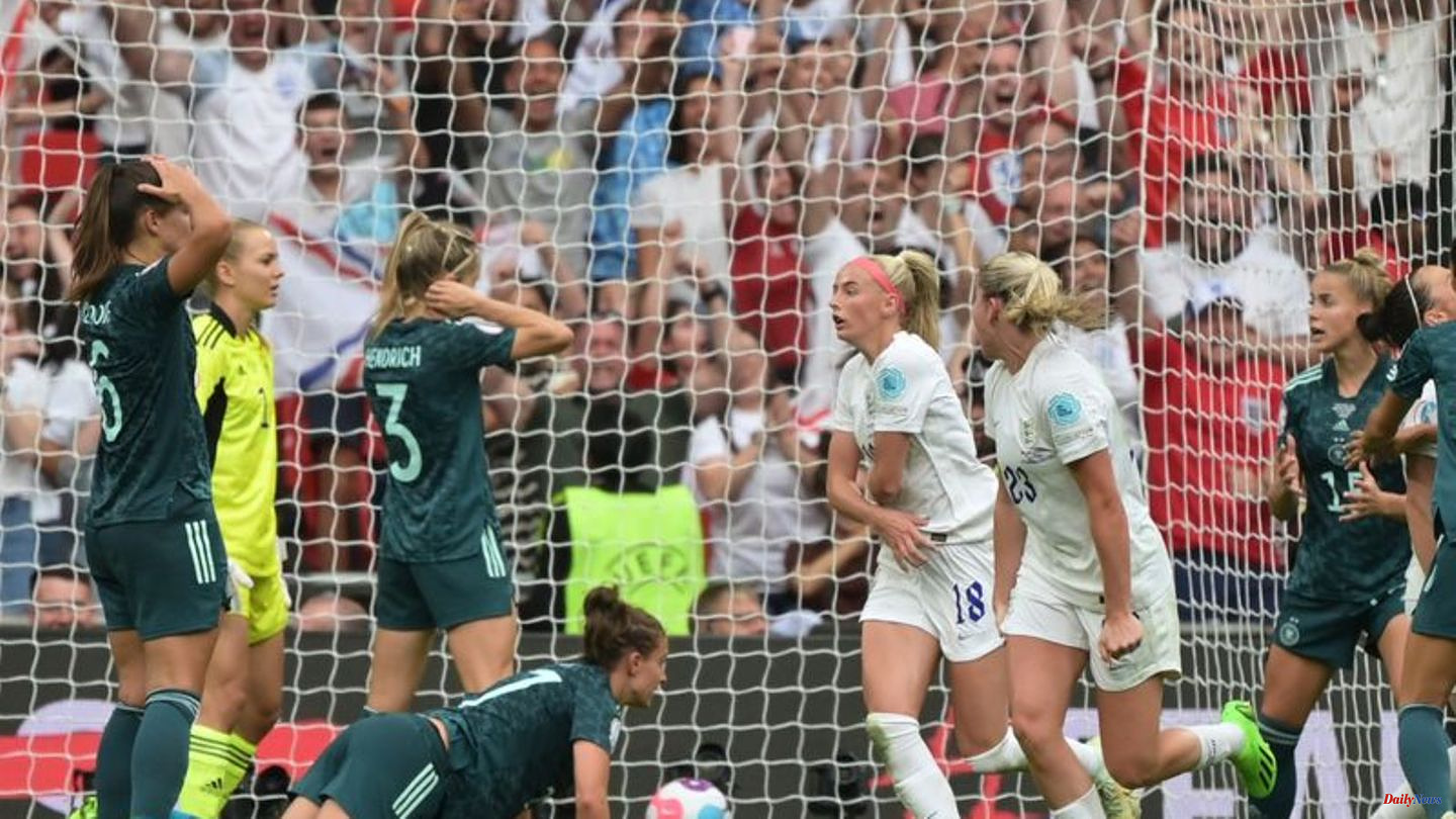 European Championship: End of the dream trip for DFB women - 1: 2 in Wembley