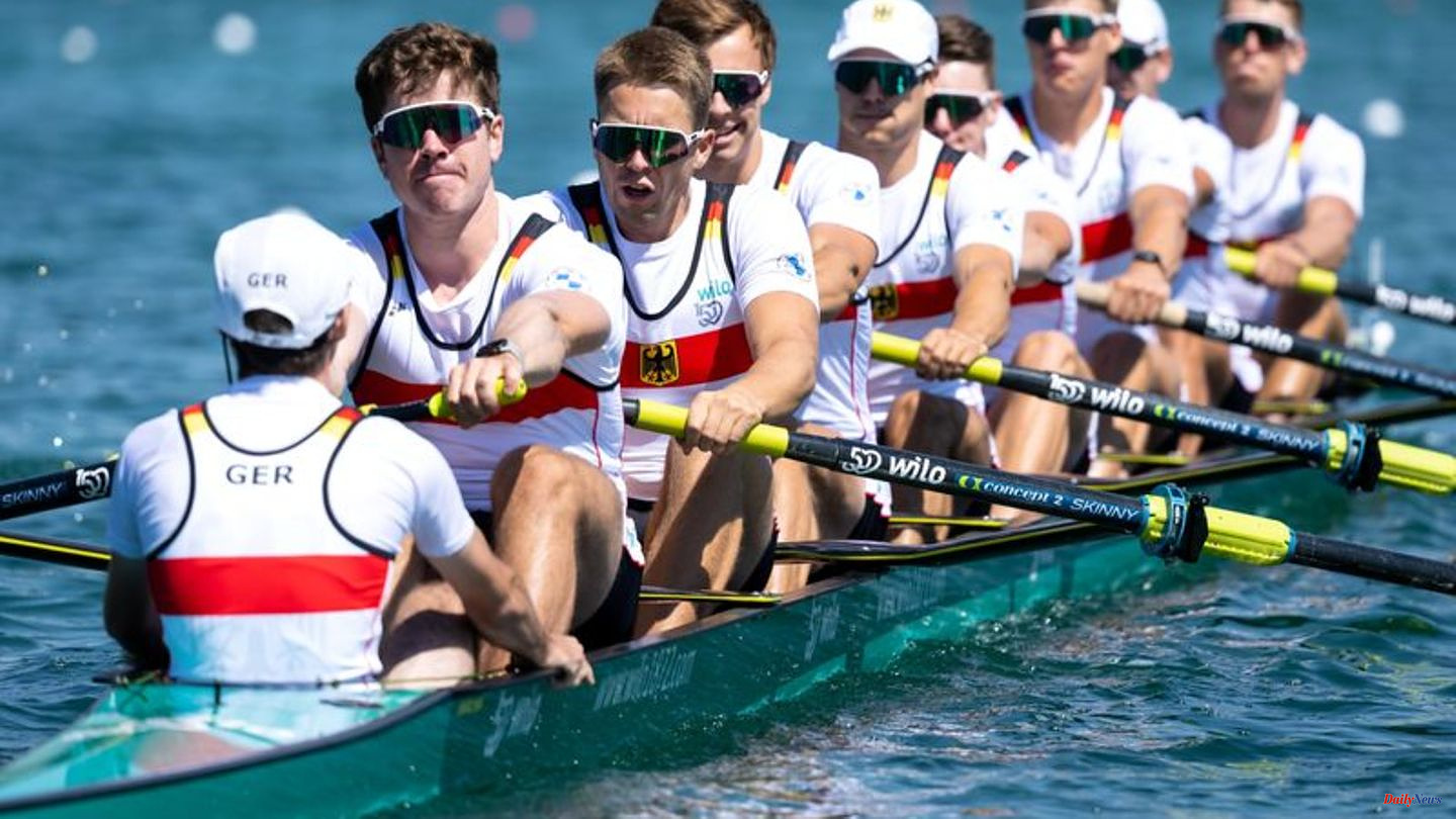 European Championships: Germany eight misses medal at European Rowing Championships