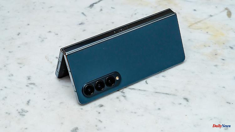 Sophisticated folding smartphone: The Samsung Galaxy Z Fold 4 is simply even better