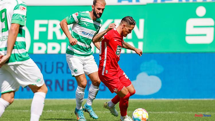 Bavaria: "Of course it will be difficult": frustration at Greuther Fürth is growing