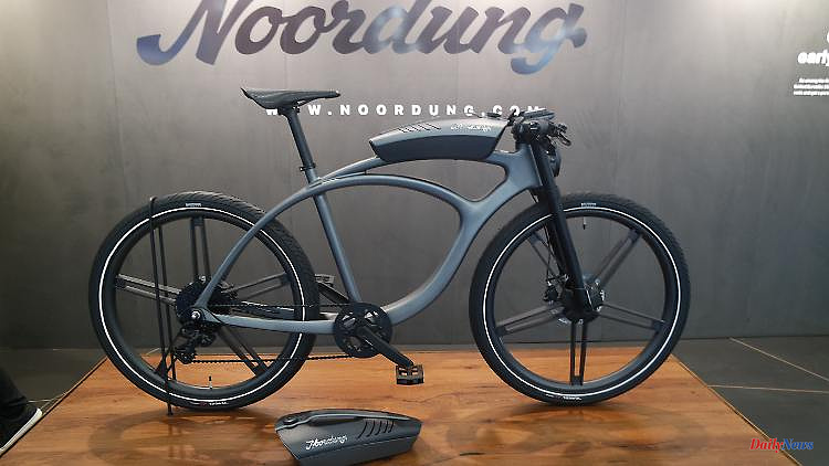 Battery on the top tube: Noordung carbon pedelec has a "tank"
