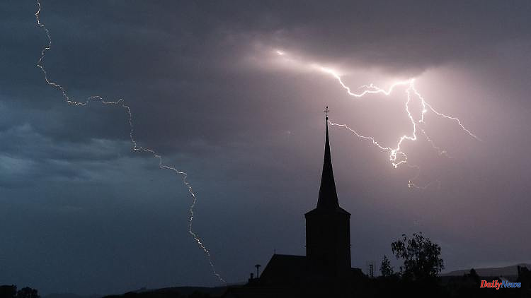 Hesse: Thunderstorms expected after a sunny day over Hesse