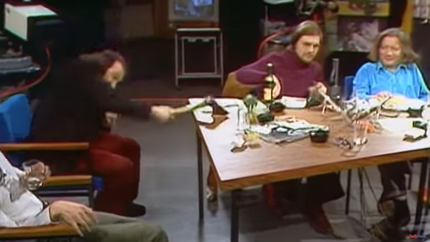 Moments in TV history: Then he pulls the ax – and the WDR stops the talk show in horror